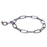 Collare a catena in acciaio annerito Herm Sprenger, 4 mm