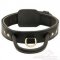Collare in cuoio con maniglia per cane forte e vivace