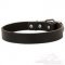 Collare classico in pelle, larghezza 30 mm