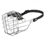 Museruola metallica a cestello per cani di varie razze e taglie