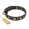 Collare nero "Baroque Chic" FDT Artisan per cane