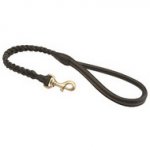 Guinzaglio intrecciato in pelle per cani