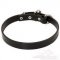 Collare classico in pelle, larghezza 25 mm
