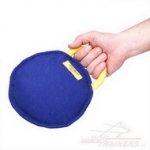 Riporto da mordere rotondo in tela francese per cane