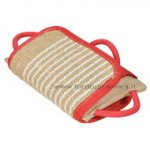 Riporto da mordere cuscino in juta per cane