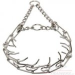 Collare con le punte di acciaio cromato 3.2 mm per cane