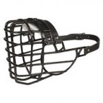 Museruola in metallo gommato per cani di varie razze e taglie