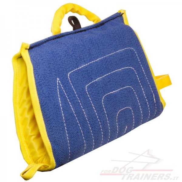 Manica protettiva in tela francese per lavoro con cane giovane