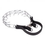 Collare a punte di acciaio cromato con maniglia, 3.25 mm