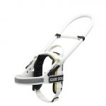 Pettorina in nylon bianco/giallo per cane guida