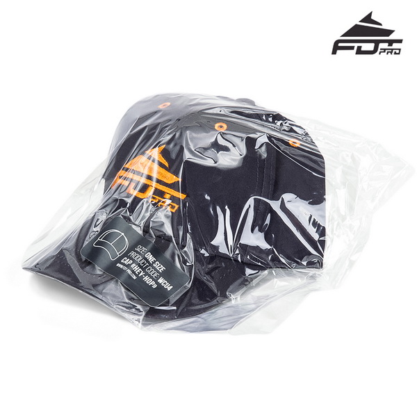 Cappellino con logo di Fordogtrainers in confezione