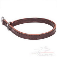 Collare a strozzo in cuoio "Happy Trainer" per cane Collare a strozzo in cuoio "Happy Trainer" per cane
