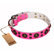 Collare "Pink of Perfection" FDT Artisan per cane Collare "Pink of Perfection" FDT Artisan per cane