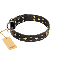 Collare nero "A La Mode" FDT Artisan per cane Collare nero "A La Mode" FDT Artisan per cane