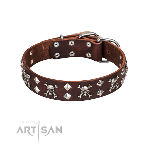 Collare Artisan marrone Rock'n'Roll