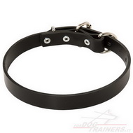 Collare classico in pelle, larghezza 25 mm Collare classico in pelle, larghezza 25 mm
