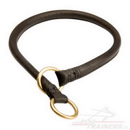 Collare in cuoio a strozzo per cane, 12 mm Collare in cuoio a strozzo per cane, 12 mm
