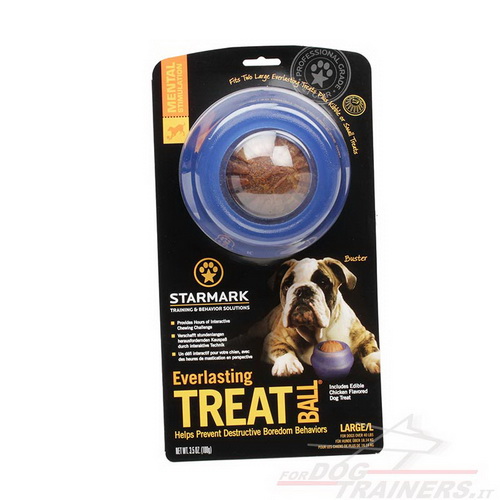 Confezione con giocattolo mangiatoia per cane