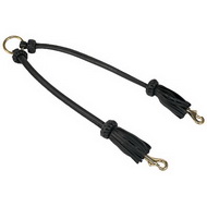 Accoppiacani in pelle con decorazioni, 14 mm