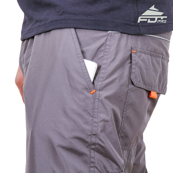 Pantaloni con tasca per sport