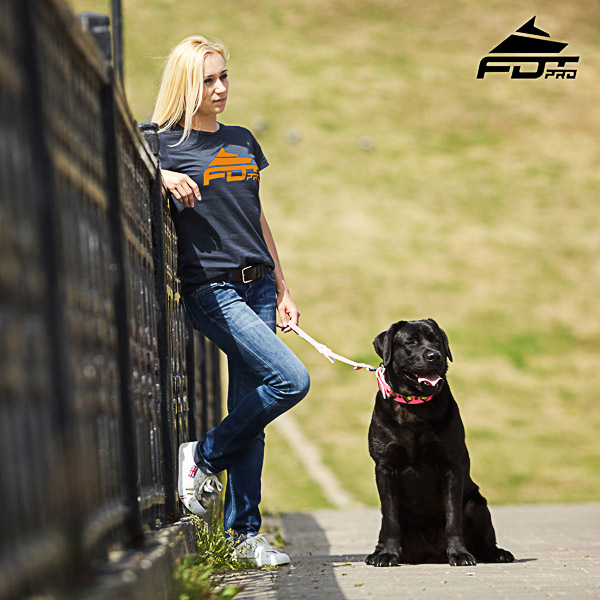 Maglietta leggera per sport con cane
