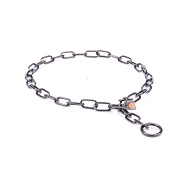 Collare a catena in acciaio annerito per cane, 3 mm Collare a catena in acciaio annerito per cane, 3 mm