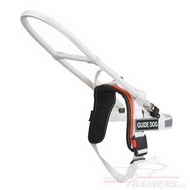 Pettorina in nylon bianco per cane guida Pettorina in nylon bianco per cane guida