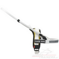 Pettorina in nylon bianco/giallo per cane guida Pettorina in nylon bianco/giallo per cane guida