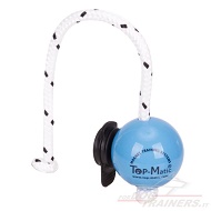 Palla magnetica "Fun-Ball" SOFT blu con clip nera per cane Palla magnetica "Fun-Ball" SOFT blu con clip nera per cane