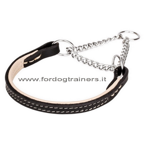 Collare a semistrozzo, 12 mm per piccolo cane