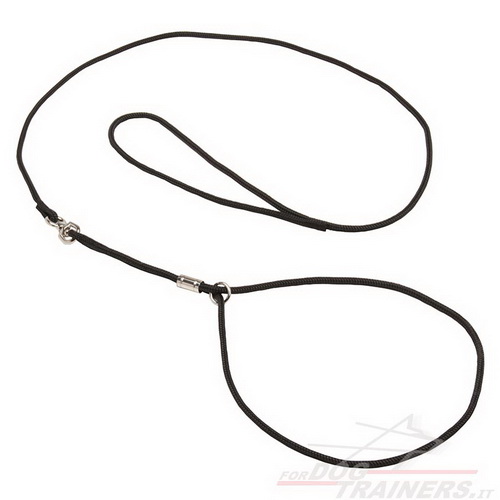 Guinzaglio combinato in nylon da ring per cane