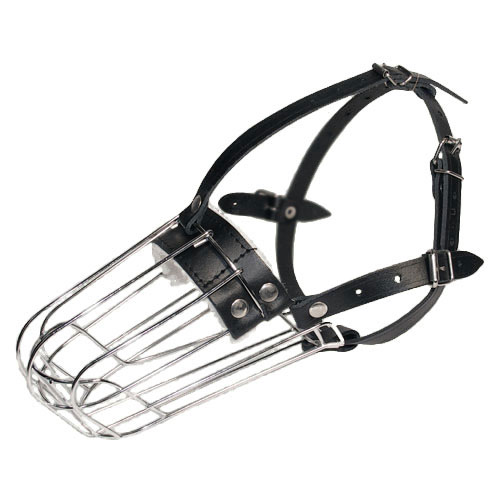 Museruola a cestello per cani da caccia di taglia media Museruola per cani  da caccia di taglia  media [M4###1061  Museruola a cestello (D)] - €42.90 : fordogtrainers, negozio per cani,  accessori per