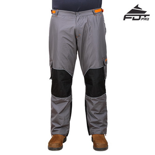 "Pro Fit" Pantaloni impermeabili grigi arancione