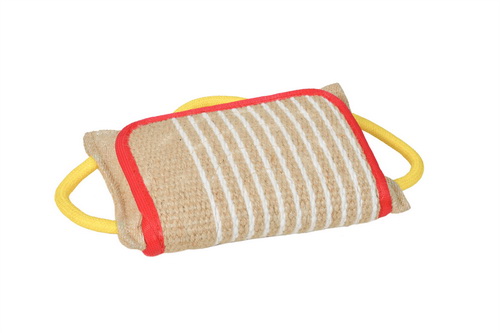 Riporto da mordere in juta spessa per cane