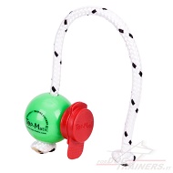 Palla Fun-Ball mini verde, 5,8 cm, con clip magnetica rossa Palla Fun-Ball mini verde, 5,8 cm, con clip magnetica rossa